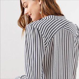 loft striped blouse